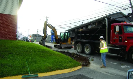 Star City sidewalk improvements underway